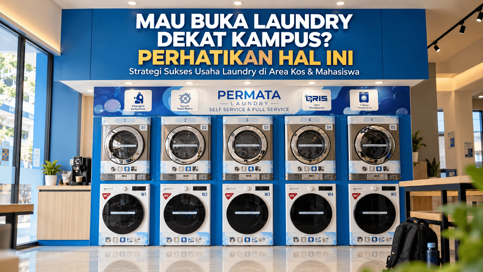 Mau Buka Laundry di Dekat Kampus? Perhatikan Hal Ini