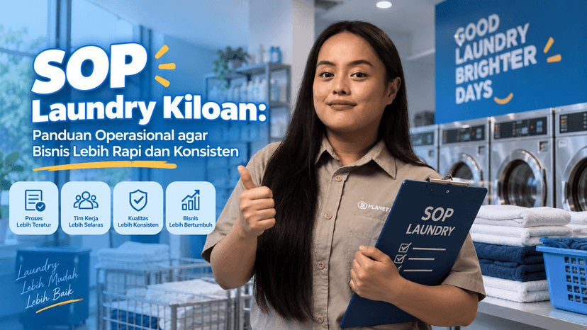 SOP Laundry Kiloan: Panduan Operasional agar Bisnis Lebih Rapi dan Konsisten