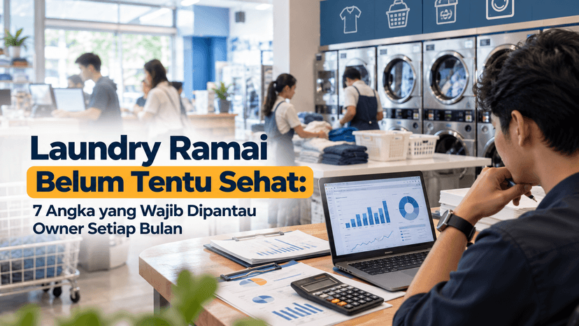 Laundry Ramai Belum Tentu Sehat: 7 Angka yang Wajib Dipantau Owner Setiap Bulan